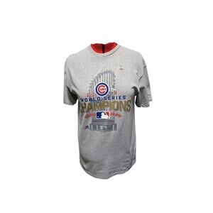 NWOT 2016 world series gray cubs tee, size large